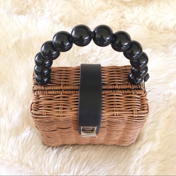 Zara straw bag/ crossbody - Picture 6 of 6